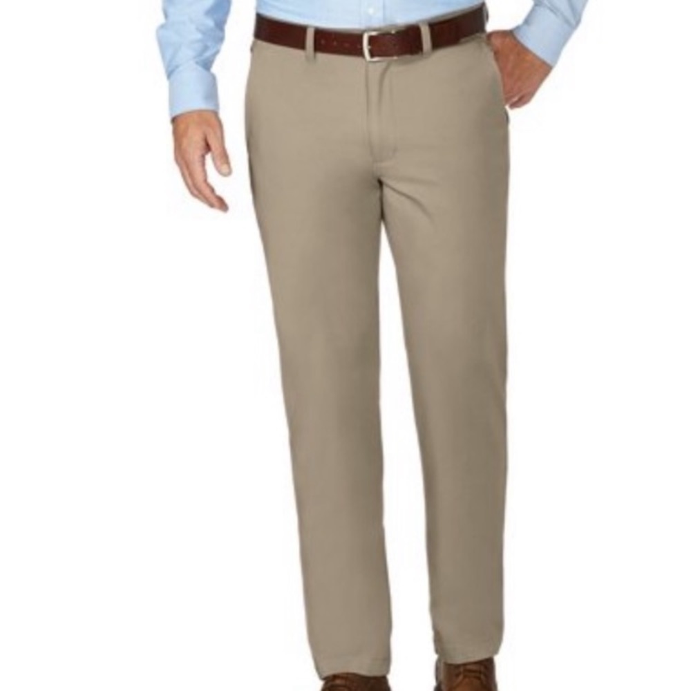 Slim Fit Men's Khaki Chinos - Tan